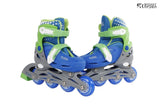 Street rider inline skeelers blauw, maat 30-33