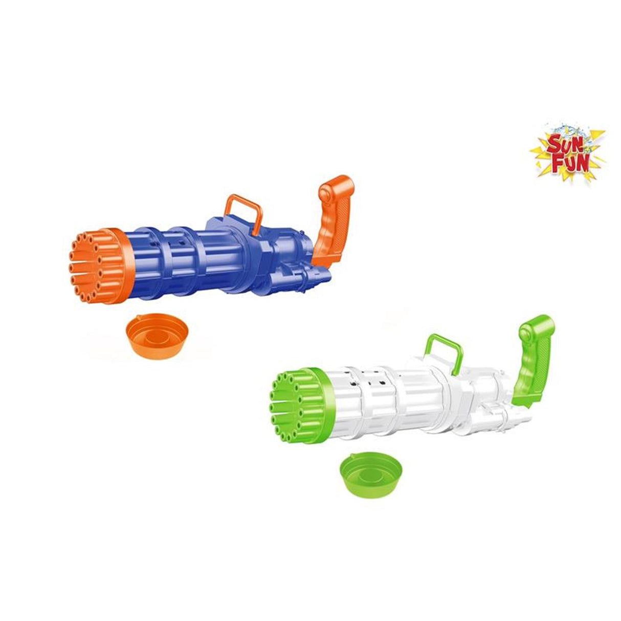 Sun Fun Super Bubble Bladder Gun com sabão, 37 cm