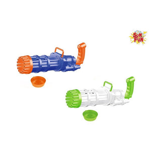 Sun Fun Super Bubble Bladder Gun com sabão, 37 cm