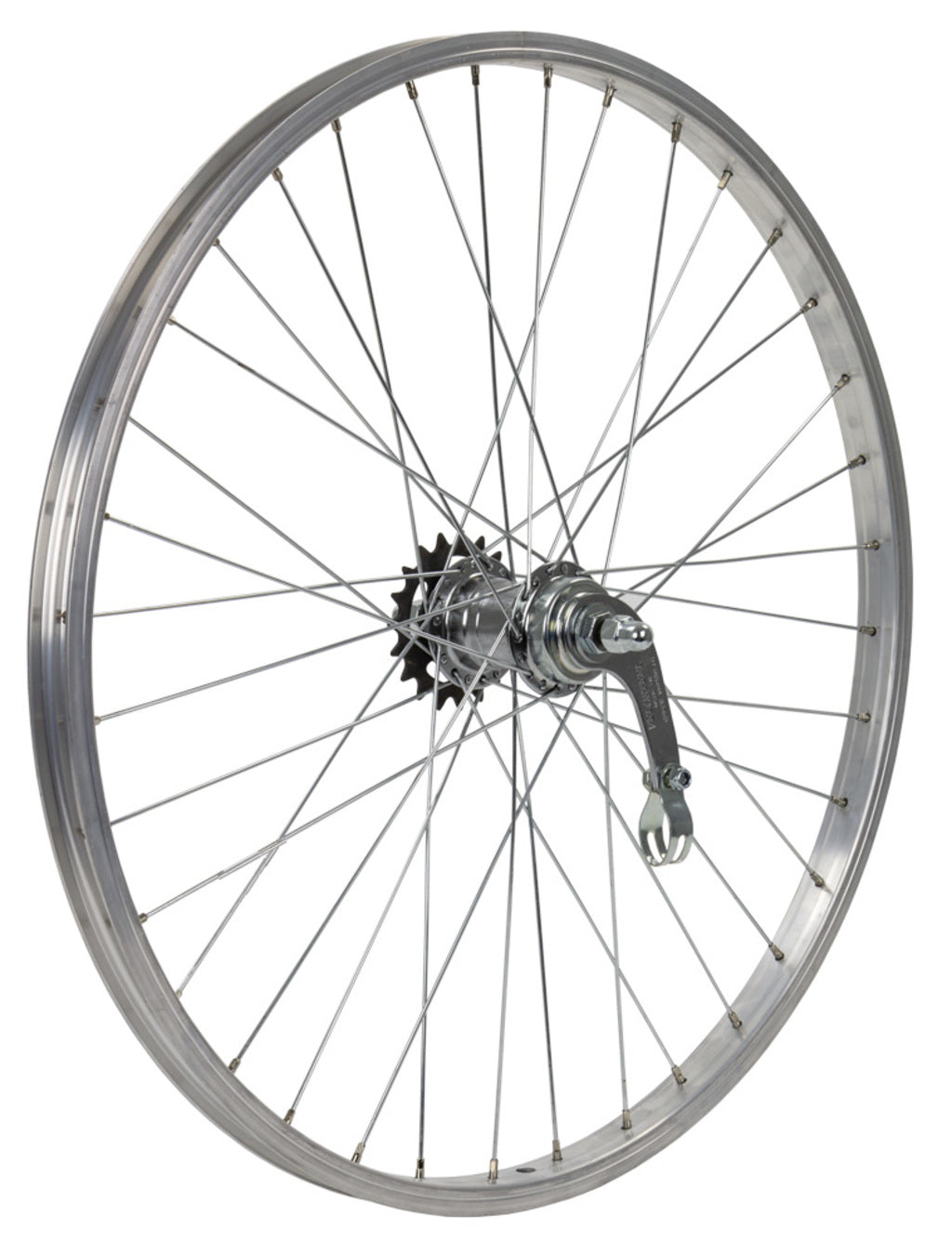 Bakhjul 24 (507) ALU Standard Favorit Ta bort silver