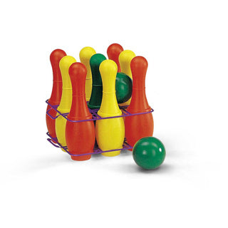 Rolly Toys Kegelset Junior 26 cm 11-dielna červená žltá zelená