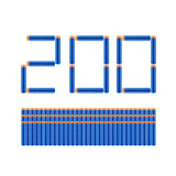 Zuru x-shot insanity 200 darts pack refill