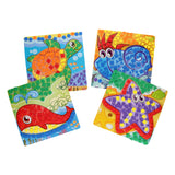 Mosaico de animais marinhos