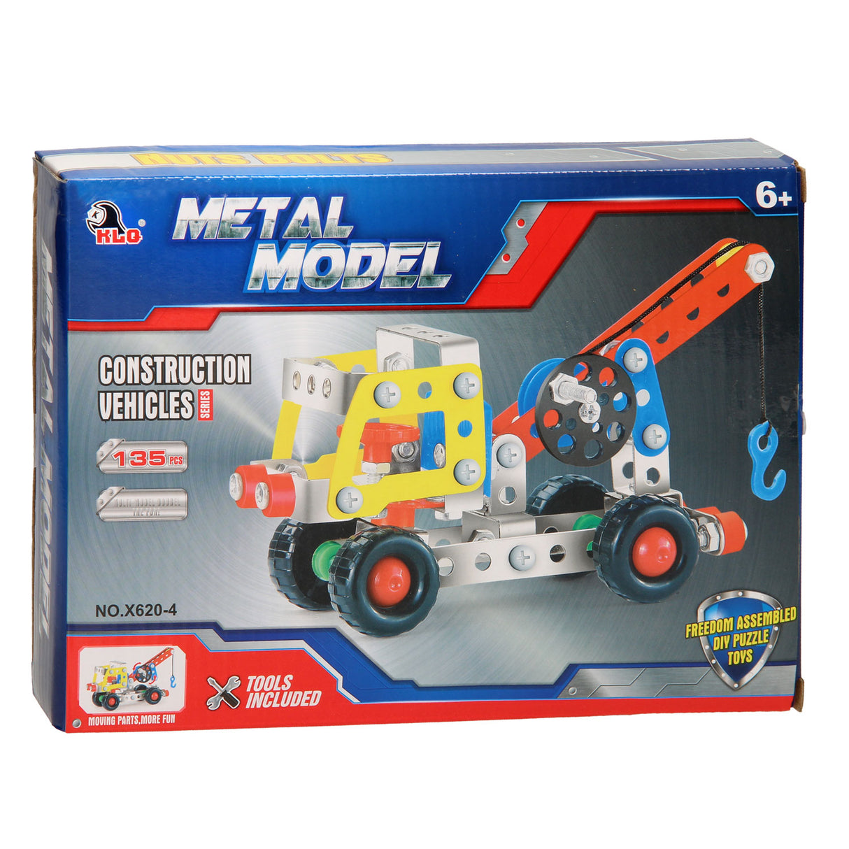 Byggsats dragbil, 135 stycken.