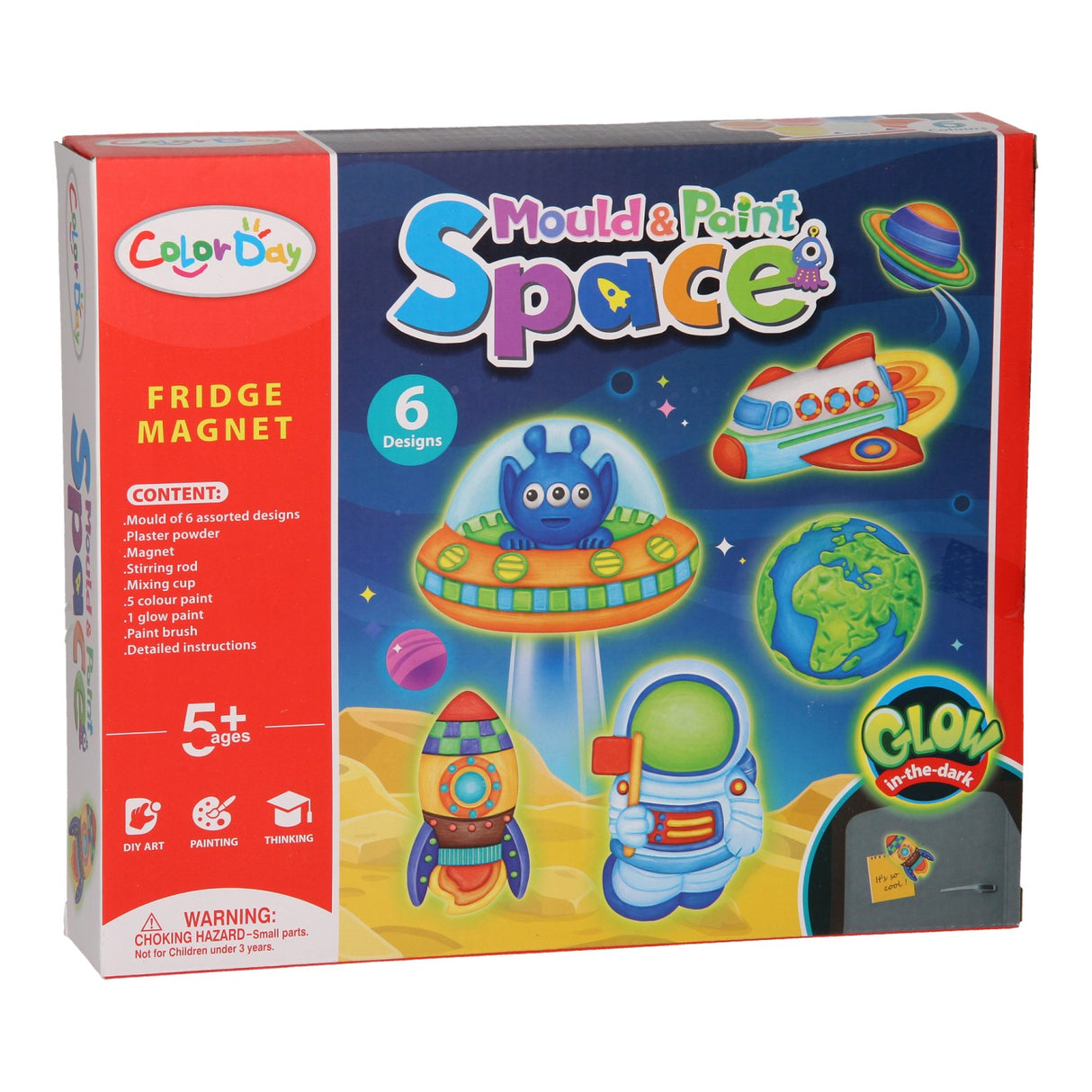 Plaster Gieten Magnets - Space