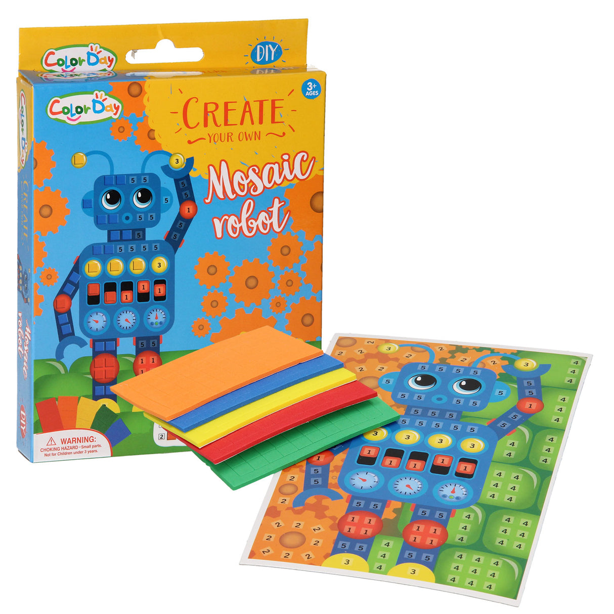 Make your own mosaic robot