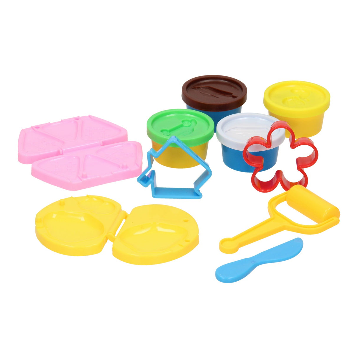 Set argilla - colazione - 4 vasi di argilla - 10 pz.