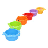 Stack of Bath Cups Animals 6pcs.