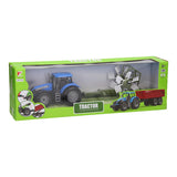 Tractor with hayiudder 1:32