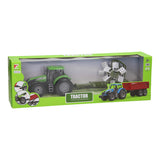 Tractor with hayiudder 1:32