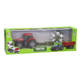 Tractor with hayiudder 1:32