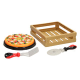 Cut food in box - pizza