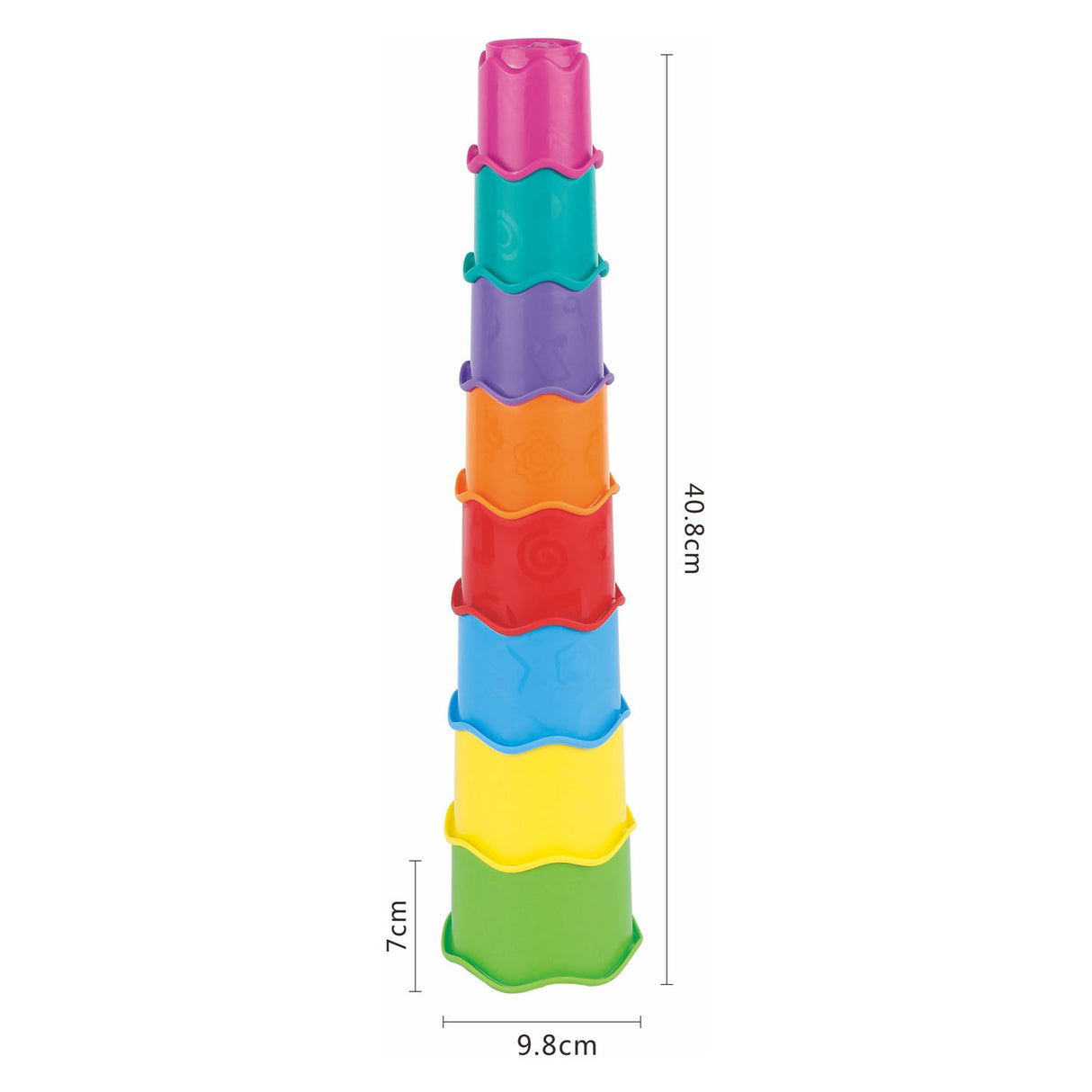 Stack Tower Color, 8dlg.