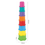 Stack Tower Color, 8dlg.