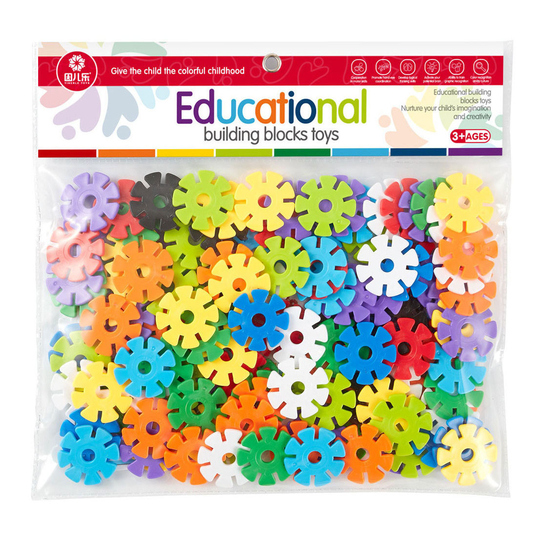 Construction discs, 129 pcs.