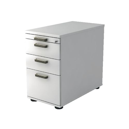 Bach mobile pedestal hammerer vsc40 melamine 428x800x760mm 3 drawers white