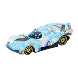 Metal car with print