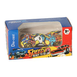 Metal car with print