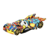Metal car with print