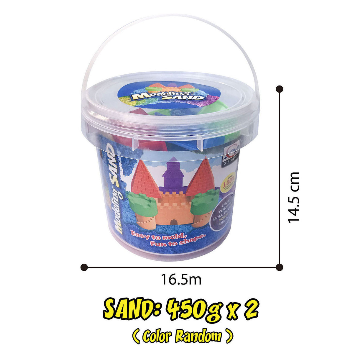 Modeling sand in storage box, 2 x 450 grams