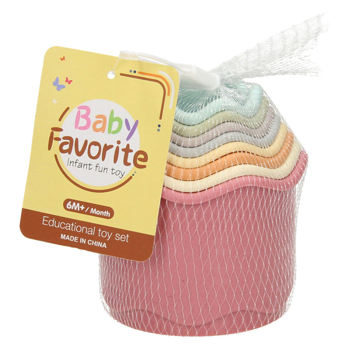 Stacking cups pastel