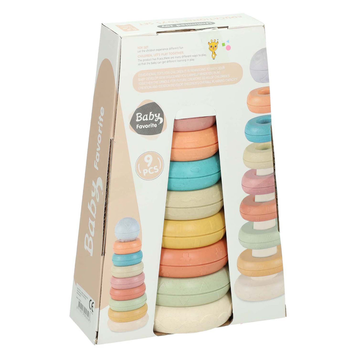 Baby Stack Tower Pastel