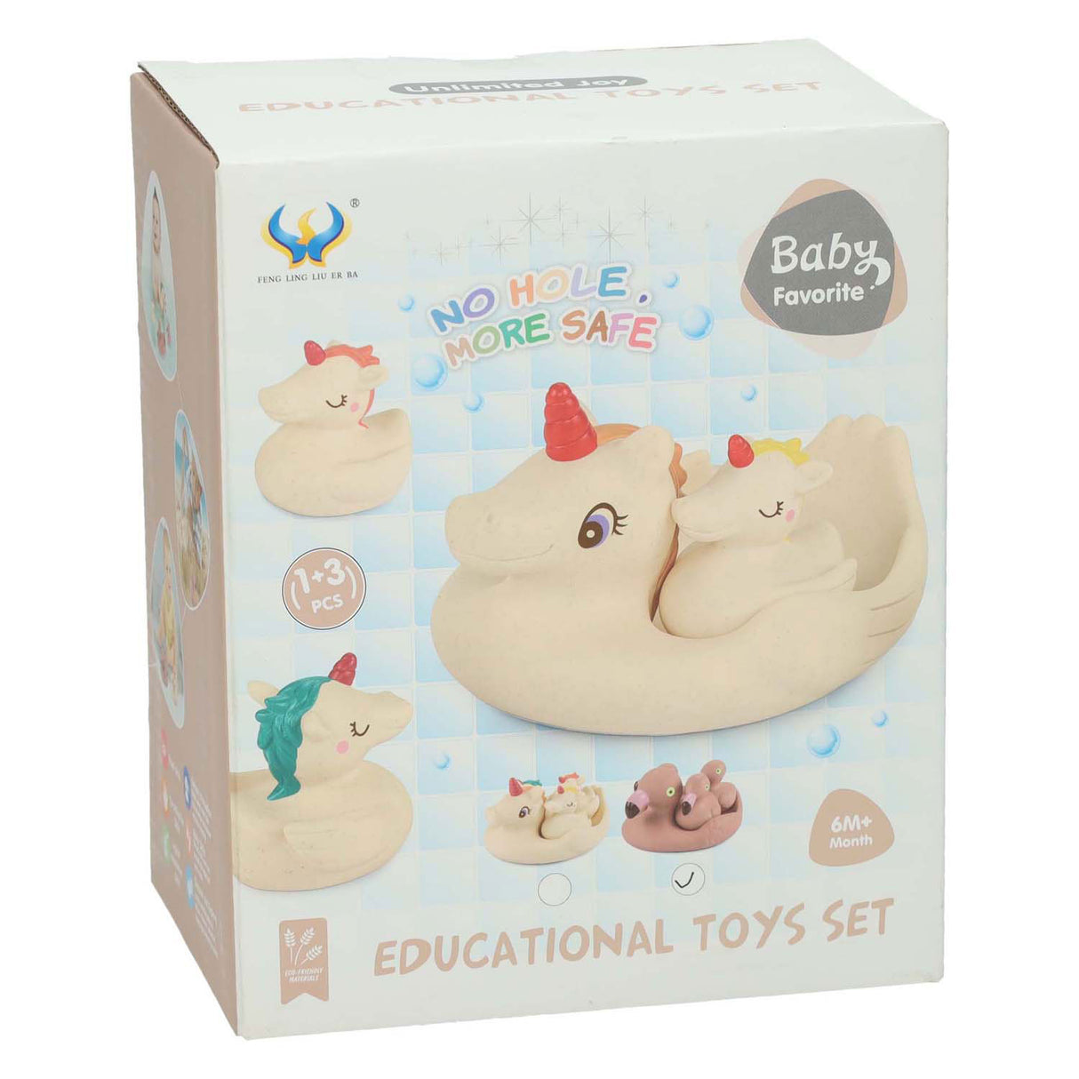 Bath animals Flamingo Family, 4DLG