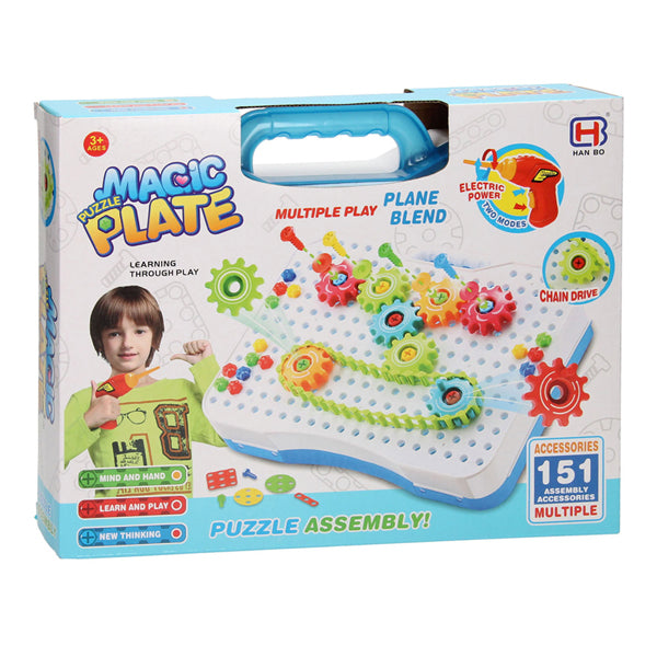 Magic Plate screws gears, 151dlg.