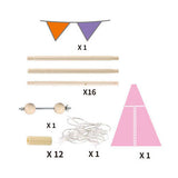 Luxury tipi tent with lights, 128 cm