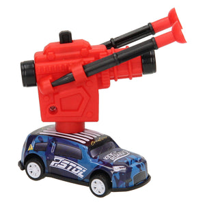 Kovové auto s funkcí střelby