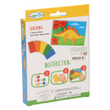 Make mosaic dinosaur