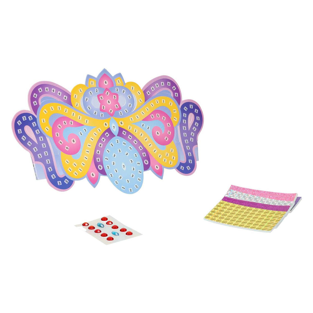 Making a mosaic tiara