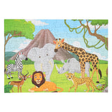Floor puzzle wild animals, 100th.