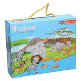 Floor puzzle wild animals, 100th.