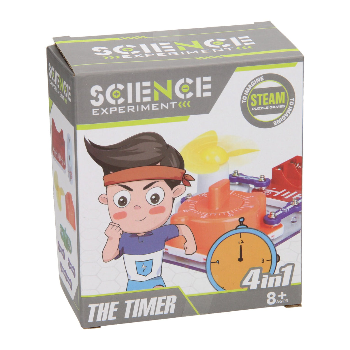 Science experiment de timer en zaklamp 2in1