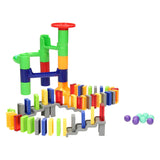 Marble track with domino, 66dlg.