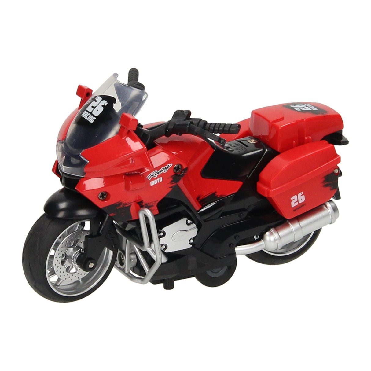 Pull-back motor red with light and sound
