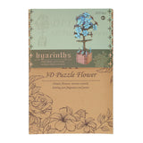 Tre 3D byggesett hyacinth - 115 deler.