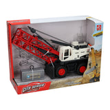 Constructie kraanwagen met licht geluid