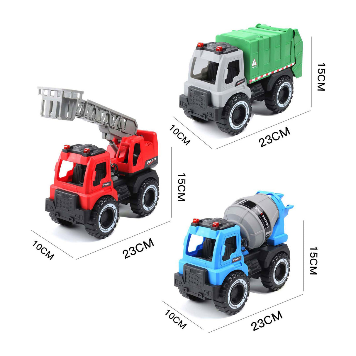 Work vehicles - 3pcs
