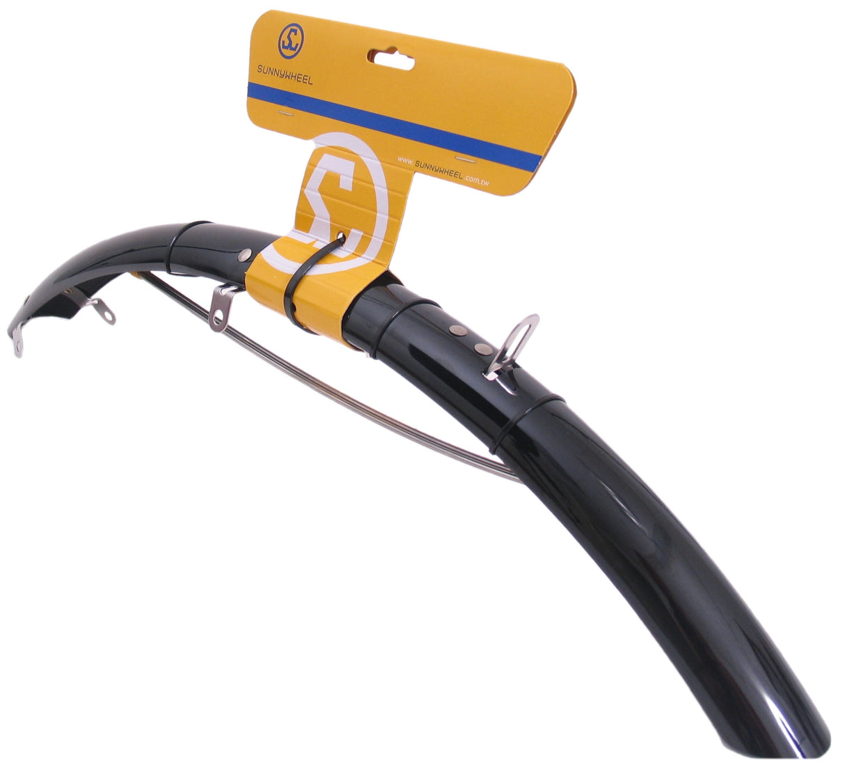 Front mudguard 28 plastic 45 mm - black