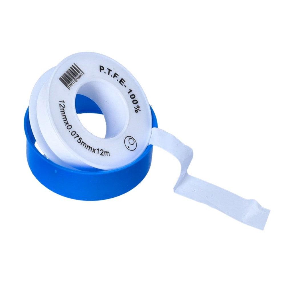 Umerket grs tape teflonrull 12mm-0,075 forsegling