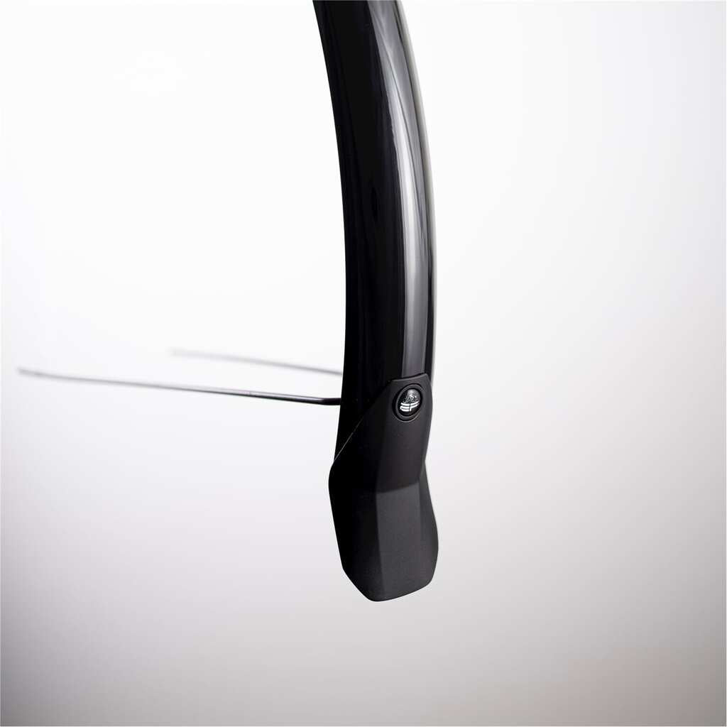 Voorbalboard 28 Lampo 58 mm bred - sort