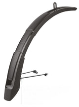PoliSport Mudguard Extenter MTB 26 '-29 65 mm - črna