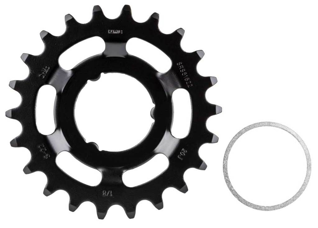 KMC Gear 22t Shimano 1 8 Negro