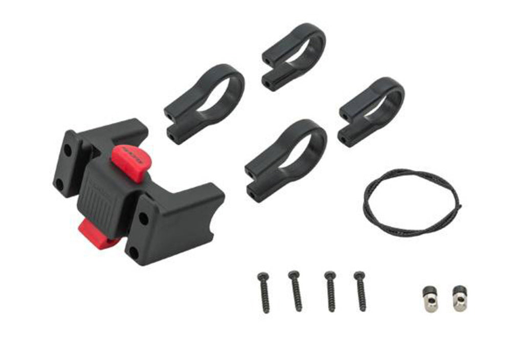 Newlooxs newlooxs styreholder Klickfix ø22-26+ø31.8mm klemmer sort