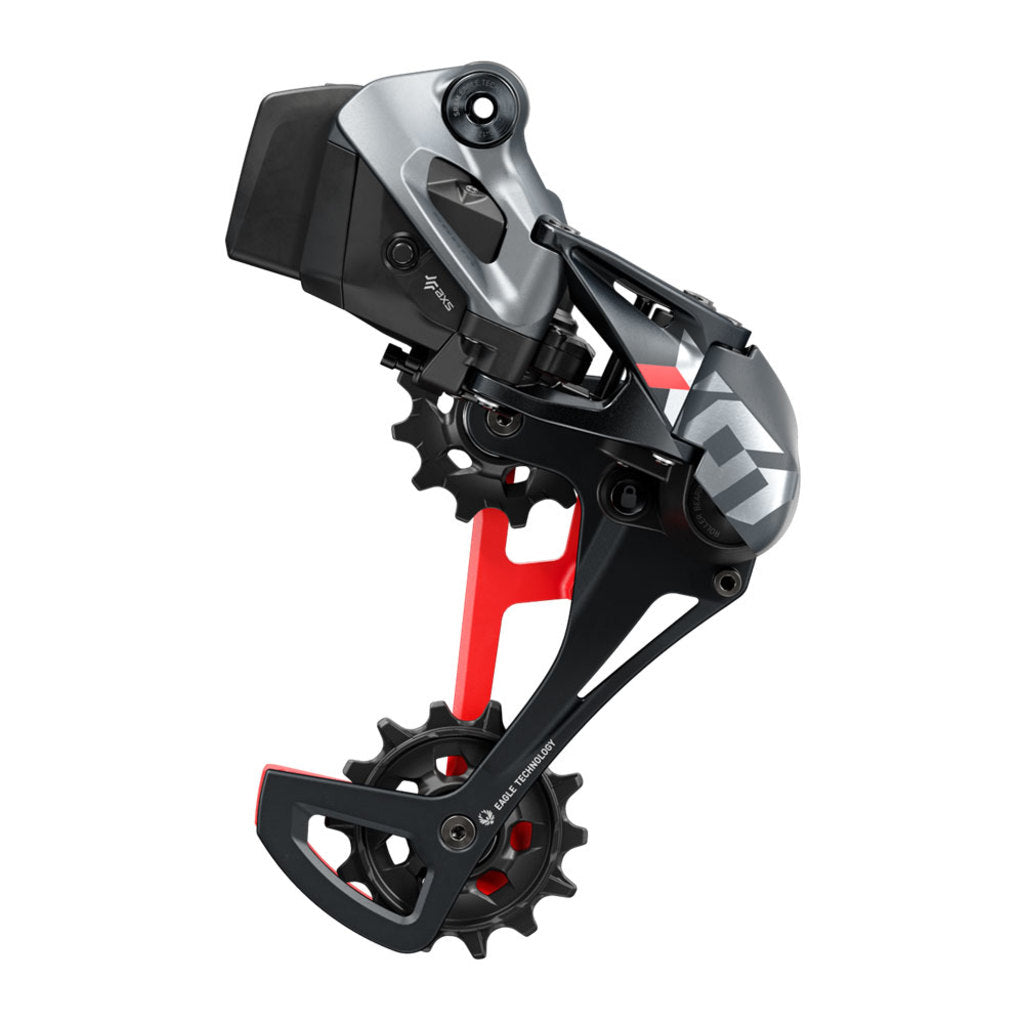 Sram rear derailleur x01 eagle axs rear derail. x01 eagle axs 52t red