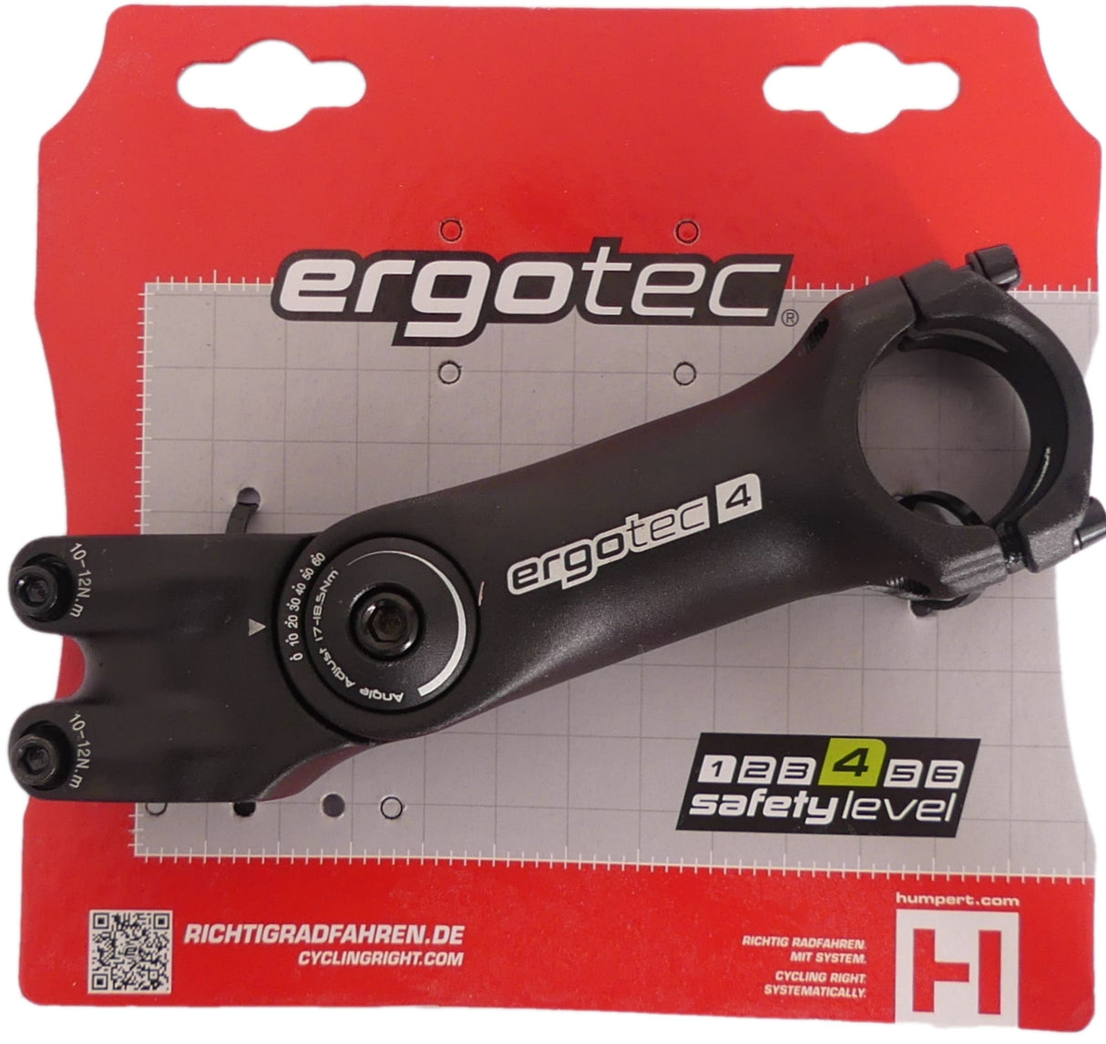 Ergotec Stem Octopus 2 Adreal Nastavitelný Ø28,6 125 31,8 mm černá