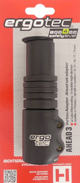 STEM extensor Ergotec por delante 3 - 1-1 8 AL6061 T6 - Sandblastos de arena negra