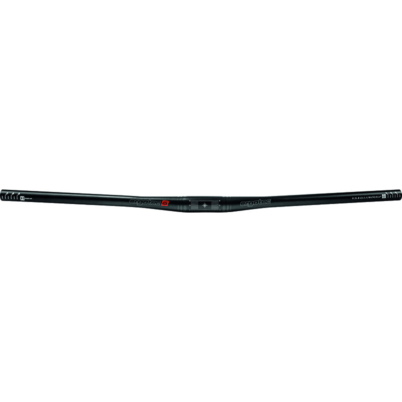 Ergotec styrer flad bar 31.8x680 mm sort